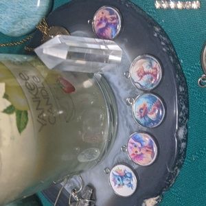 Fairy dragon charm necklace